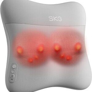 SKG Back and Neck Massager Deep Tissue Cordless Dual Sided Heat VS500